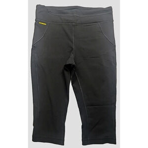 Lole Livy Capri Leggings Yoga Pants Women's Large Black Stretch Workout